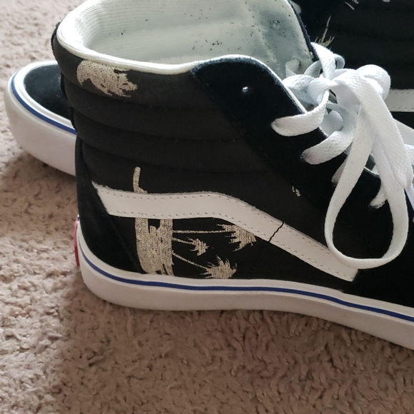 Vans sk8 high top palm tree sneakers Sz 7.5 - Picture 4 of 7